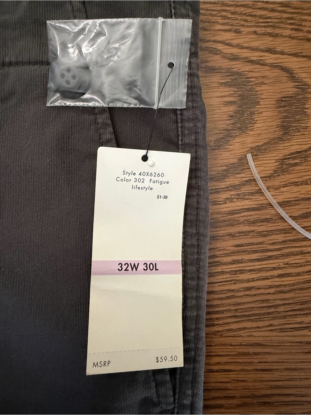Calvin Klein Men's grey Chino Pants - Picture 3 of 6